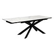 ATMOSPHERA - Table à manger extensible "Boot" blanc 160x90x76cm - vignette