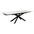 ATMOSPHERA - Table à manger extensible "Boot" blanc 160x90x76cm - vignette