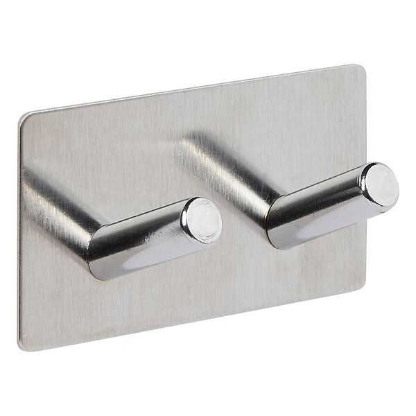 5 FIVE SIMPLY SMART - Patère adhésive "Stiky" 2 têtes 9x3,5cm - large