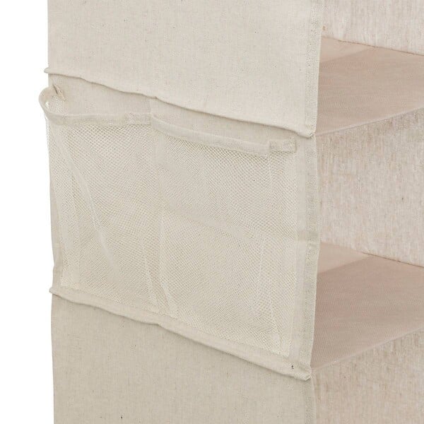 5 FIVE SIMPLY SMART - Rangement chaussures "Groomy" 6 cases avec panier beige 127x30cm - large