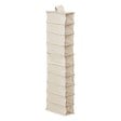 5 FIVE SIMPLY SMART - Rangement chaussures "Groomy" 10 cases avec panier beige 128x15,5cm - vignette