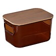 5 FIVE SIMPLY SMART - Boîte de rangement avec couvercle Lycia 0,8L acajou - vignette