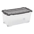 5 FIVE SIMPLY SMART - Boîte de rangement rectangulaire Block'it 80L transparent - vignette