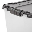 5 FIVE SIMPLY SMART - Boîte de rangement rectangulaire Block'it 80L transparent - vignette