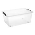 5 FIVE SIMPLY SMART - Boîte de rangement Clip'N Box rectangulaire 40L transparent - vignette