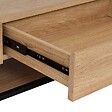 ATMOSPHERA - Table basse 2 tiroirs "Aldea" beige 120x60x40cm - vignette