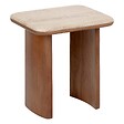 ATMOSPHERA - Lot de 2 tables basses Jivan Travertin bois L60/38cm - vignette