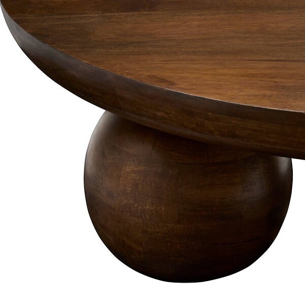 ATMOSPHERA - Table basse Abekas bois de manguier 90x90x30cm - large