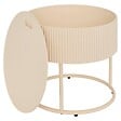 ATMOSPHERA - Table basse Juna beige 45x45x40,5cm - vignette