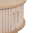 ATMOSPHERA - Table basse 2 portes "Nysos" beige 60x60x40,7cm - vignette