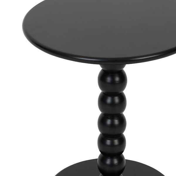 ATMOSPHERA - Table à café Chamlo noir D38cm - large
