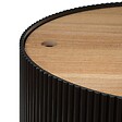 ATMOSPHERA - Table basse "Enola" en placage frêne D55cm noir - vignette