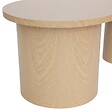 ATMOSPHERA - Lot de 2 tables basses "Soleya" L95/99,5cm beige - vignette