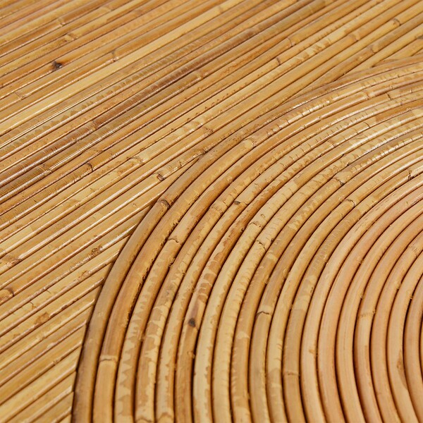 ATMOSPHERA - Table basse "Tanae" beige 70x70x45cm - large