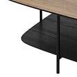 ATMOSPHERA - Table basse 1 étagère "Hodia" noir 75x75x38cm - vignette