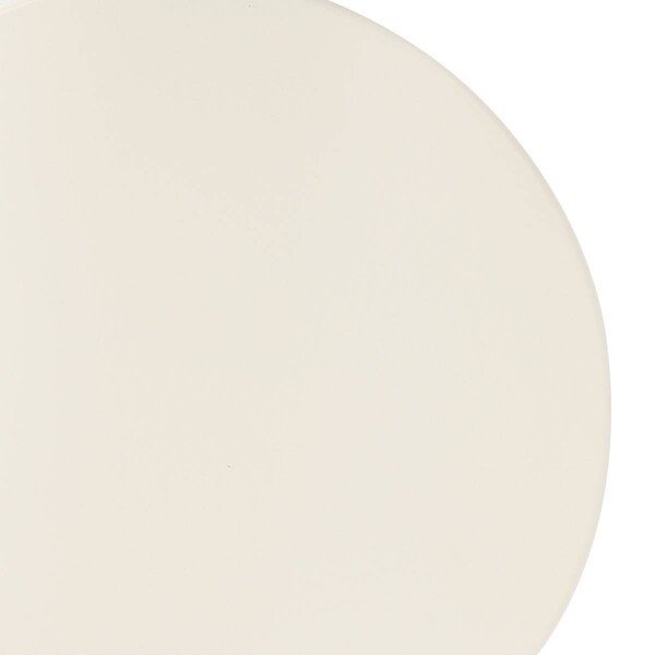 ATMOSPHERA - Table à café Chamlo blanc ivoire D38cm - large