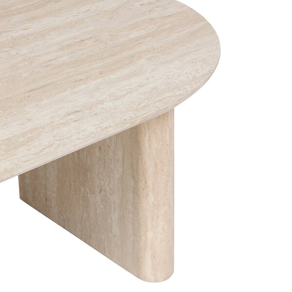 ATMOSPHERA - Table basse "Anaya" beige 120x60x40cm - large