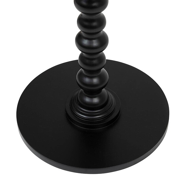 ATMOSPHERA - Table d'appoint "Alix" noir 50x38x38cm - large