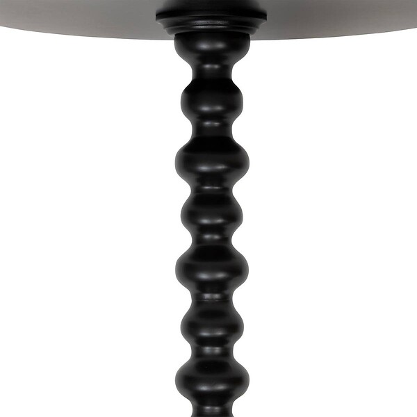 ATMOSPHERA - Table d'appoint "Alix" noir 50x38x38cm - large