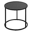 ATMOSPHERA - Lot de 3 tables d'appoint Noan noir L54/45/35cm - vignette