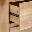 5 FIVE SIMPLY SMART - Bureau 2 tiroirs Abana bois clair - vignette