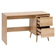 5 FIVE SIMPLY SMART - Bureau 2 tiroirs Abana bois clair - vignette