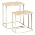 5 FIVE SIMPLY SMART - Lot de 2 tables gigognes Curvy bois clair - vignette