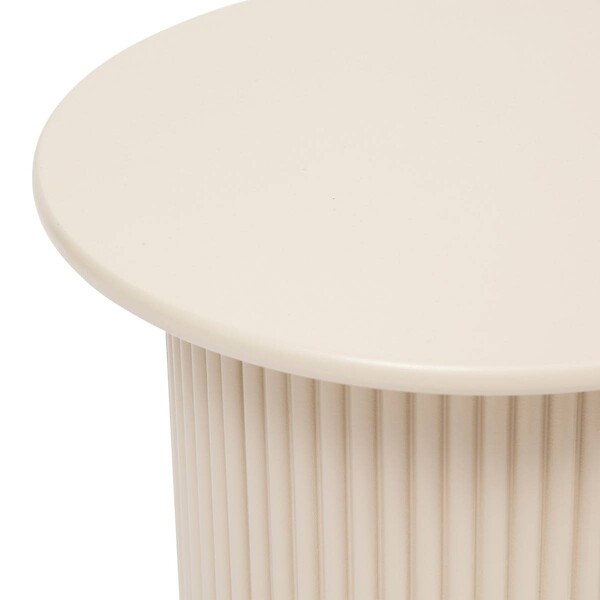 ATMOSPHERA - Lot de 2 tables gigognes "Eino" beige 40x40x38cm - large