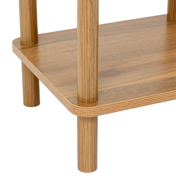 5 FIVE SIMPLY SMART - Table d'appoint Come bois et effet marbre - large