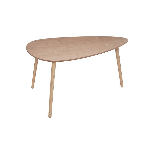 ATMOSPHERA - Lot de 2 tables gigognes "Mileo" pin L88/98cm - large