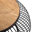 ATMOSPHERA - Lot de 2 tables gigognes "Esther" manguier et métal - vignette