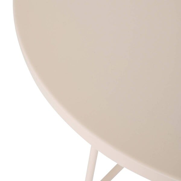 ATMOSPHERA - Table d'appoint Latte beige 38x38x42cm - large