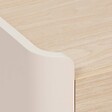 5 FIVE SIMPLY SMART - Console Roundy blanc ivoire et bois - vignette