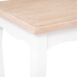 ATMOSPHERA - Lot de 2 tables gigognes "Chrysa" pin blanc L48/60cm - vignette