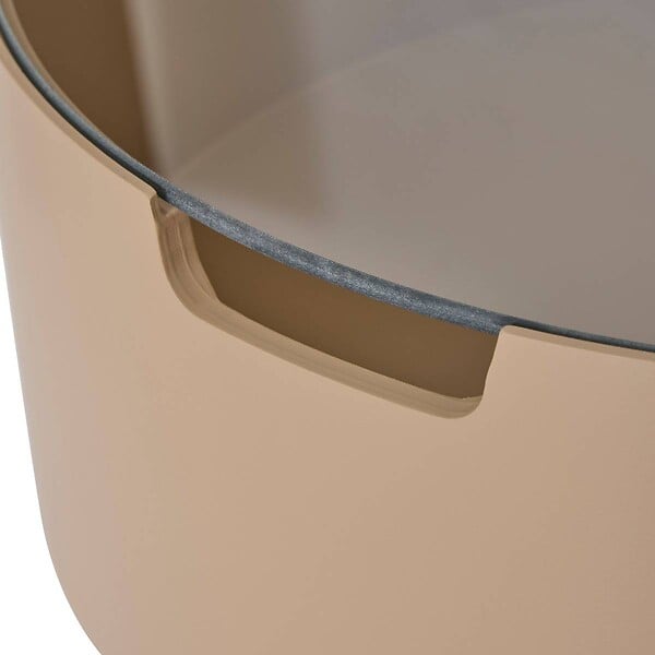 ATMOSPHERA - Table d'appoint avec coffre Karun moccha 45x45x30cm - large