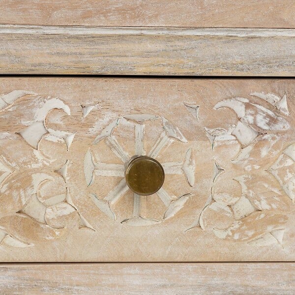 ATMOSPHERA - Console 2 tiroirs Shirel manguier L120cm - large