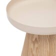 ATMOSPHERA - Table d'appoint "Hercyna" beige D. 40 x H. 41.8 CM - vignette