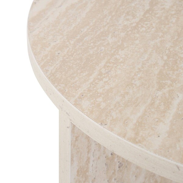 ATMOSPHERA - Table d'appoint Anaya beige 40x40x50cm - large