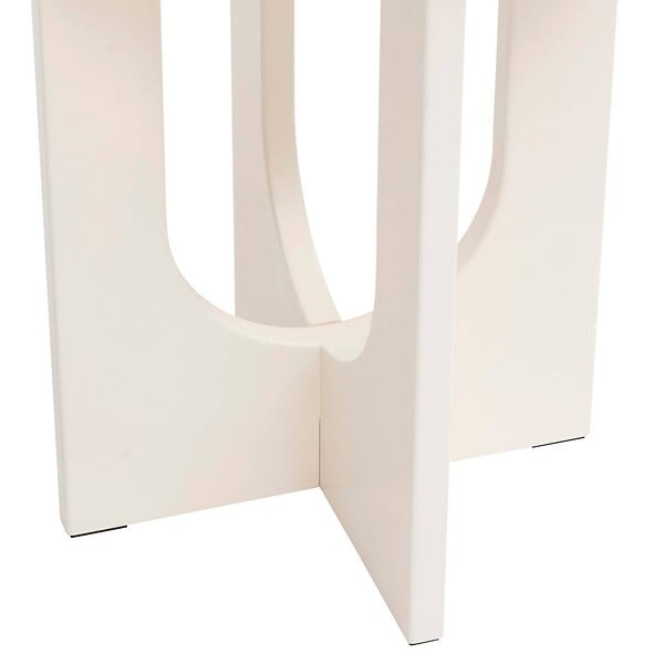 ATMOSPHERA - Table d'appoint "Bloom" ivoire 50,540x40cm - large