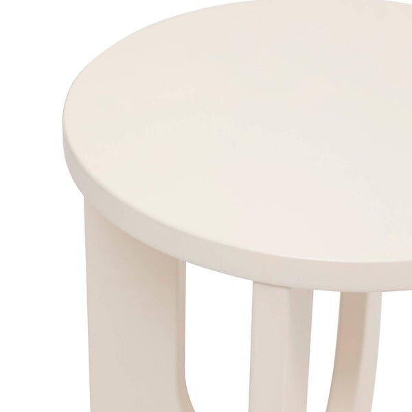 ATMOSPHERA - Table d'appoint "Bloom" ivoire 50,540x40cm - large