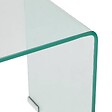 ATMOSPHERA - Lot de 2 tables gigognes "Lenia" transparent 51x47x30cm - vignette