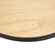ATMOSPHERA - Table d'appoint horloge noir D51cm - vignette