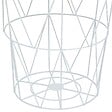 ATMOSPHERA - Table d'appoint "Kumi" blanc 40x37x37cm - vignette