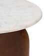 ATMOSPHERA - Table d'appoint "Nanda" blanc 56,5x5151cm - vignette
