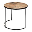ATMOSPHERA - Lot de 2 tables gigognes "Basile" manguier D51/56cm - vignette