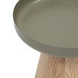 ATMOSPHERA - Table d'appoint "Hercyna" vert de gris D. 40 cm - vignette