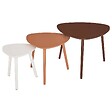 ATMOSPHERA - 3 tables gigognes Mileo marron - vignette