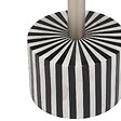 ATMOSPHERA - Table d'appoint Nema noir et blanc 36x36x58,5cm - vignette