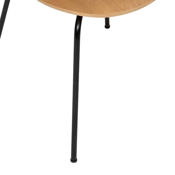 ATMOSPHERA - Chaise "Ouro" hévéa et chêne - large