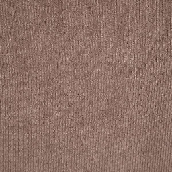 ATMOSPHERA - Chaise "Celeste" velours côtelé gris taupe - large